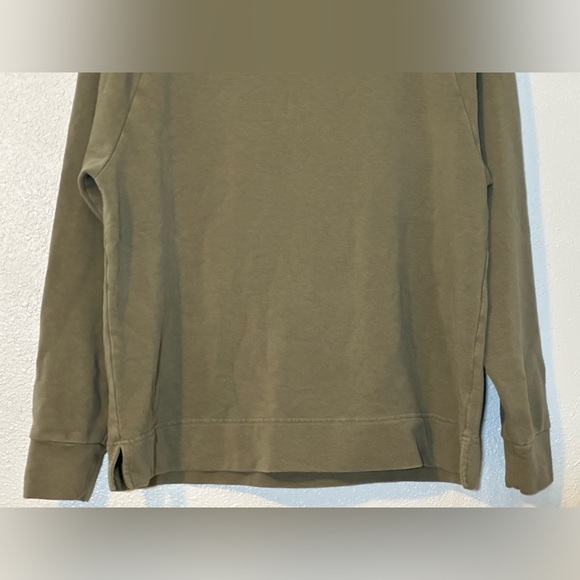 GAP Women’s XL Green Funnel Neck Sweatshirt Sustainable Casual Sweater - Picture 3 of 12